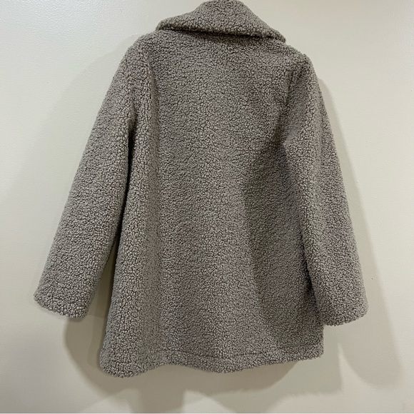 Zara TRF Teddy Sherpa Jacket Size XS - Picture 6 of 9